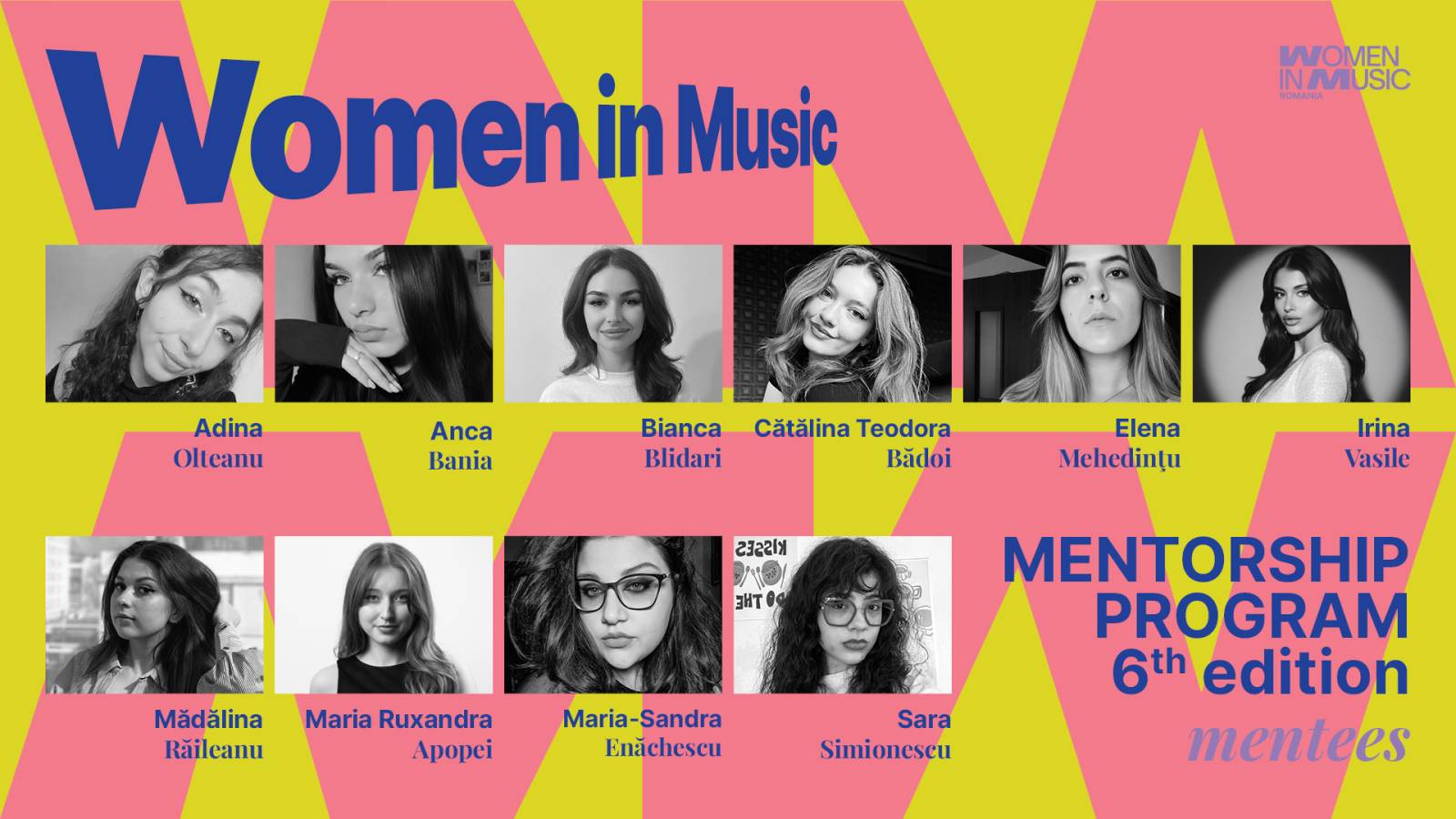 O nouă generație de femei în music business: a început ediția a VI-a a Women in Music Mentorship Program 2 mentees Women in Music Mentorship Program