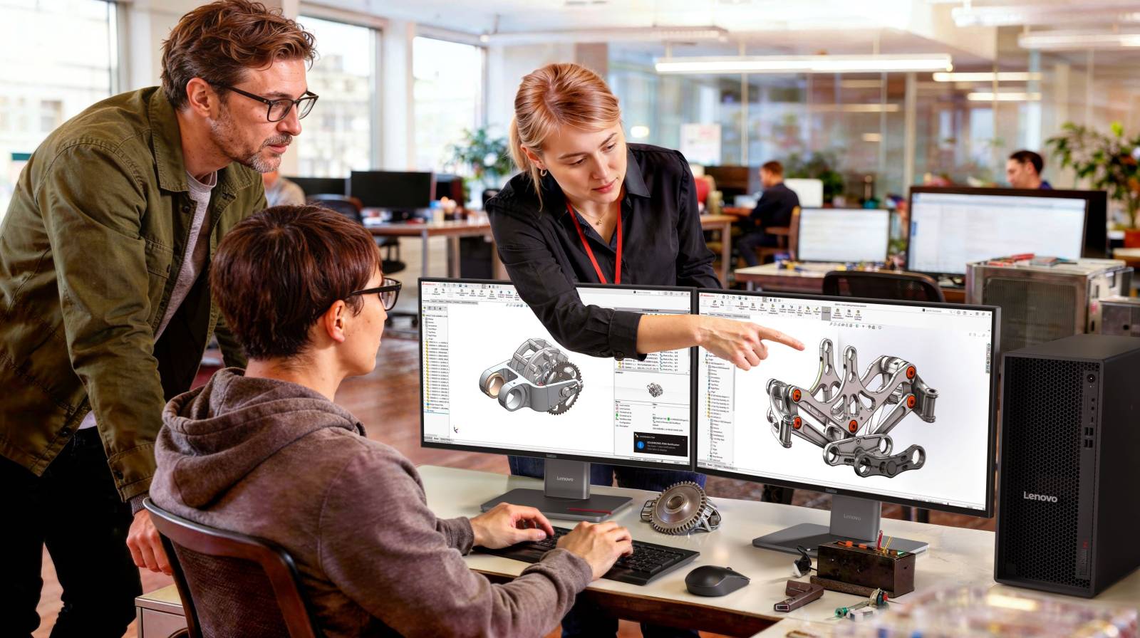Lenovo prezintă ThinkStation P4, un model flagship care oferă performanță pentru profesioniști 3 ThinkStation P4 Still Life ENG