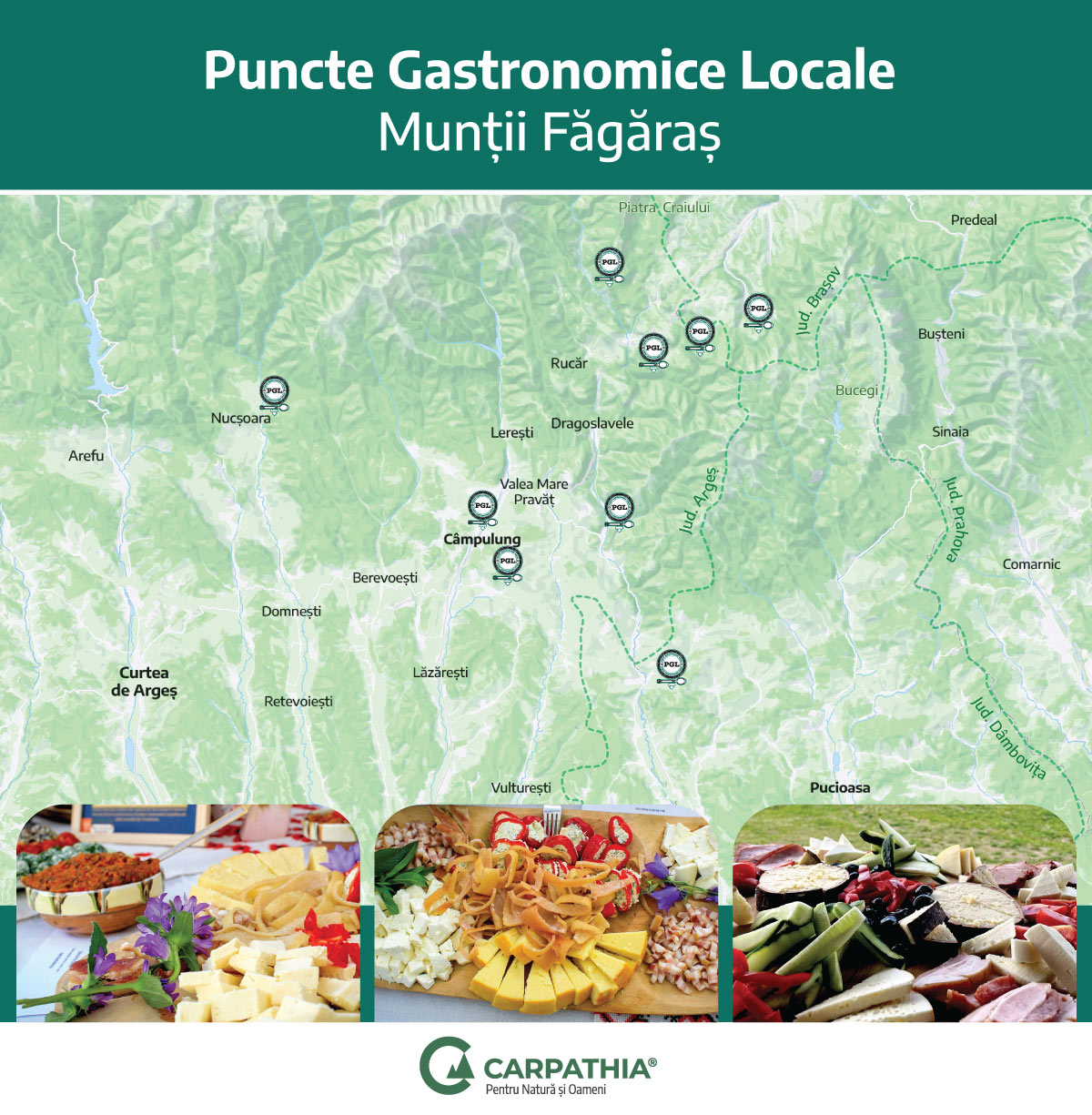 S-a lansat harta Punctelor Gastronomice Locale din sudul Munților Făgăraș