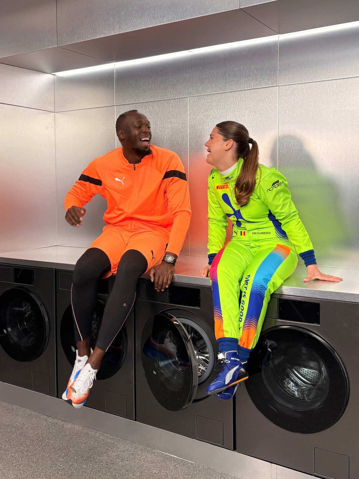 Românca Zoe Florescu Potolea de doar 17 ani a devenit protagonista uneia dintre cele mai spectaculoase campanii publicitare ale anului alături de Usain Bolt 1 image 20