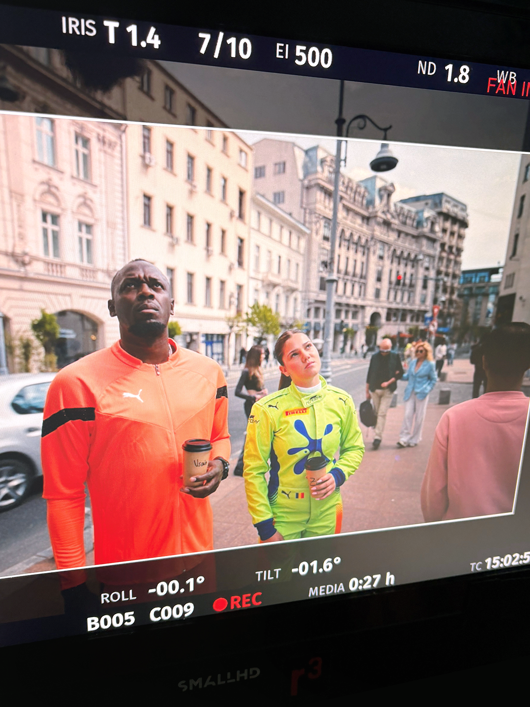 Românca Zoe Florescu Potolea de doar 17 ani a devenit protagonista uneia dintre cele mai spectaculoase campanii publicitare ale anului alături de Usain Bolt 2 image 22