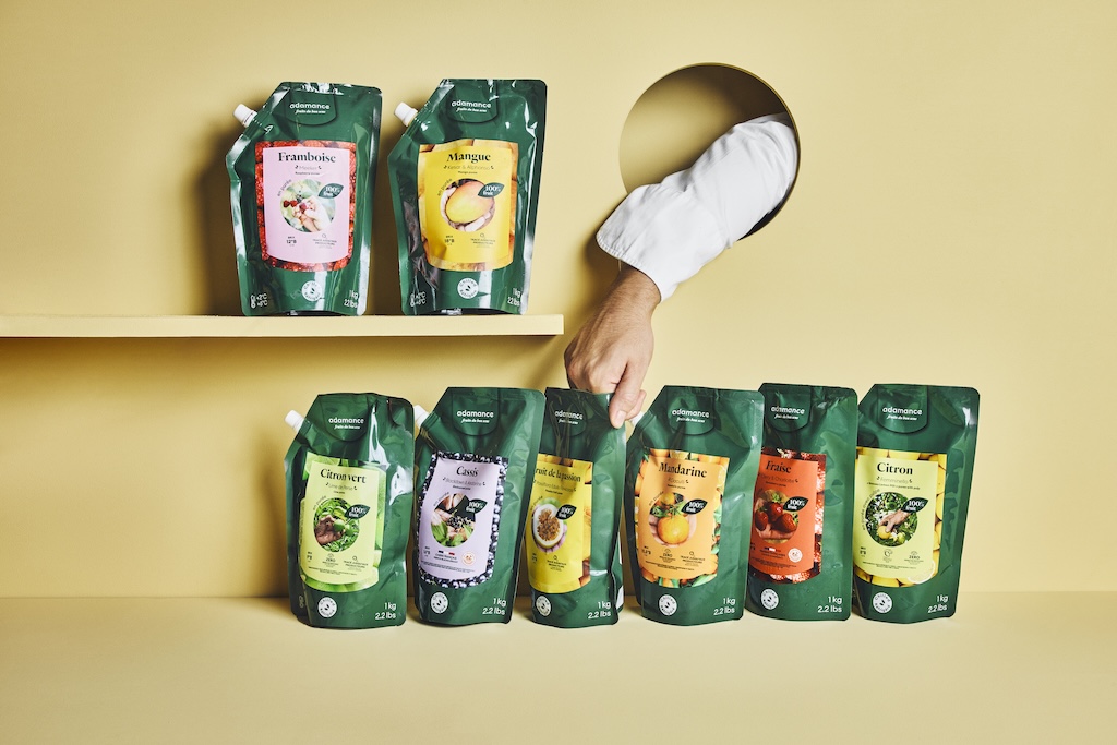 Delaco Distribution aduce în România gama de piureuri și sucuri de fructe Adamance 1 ADAMANCE Puree gamme refrigeree
