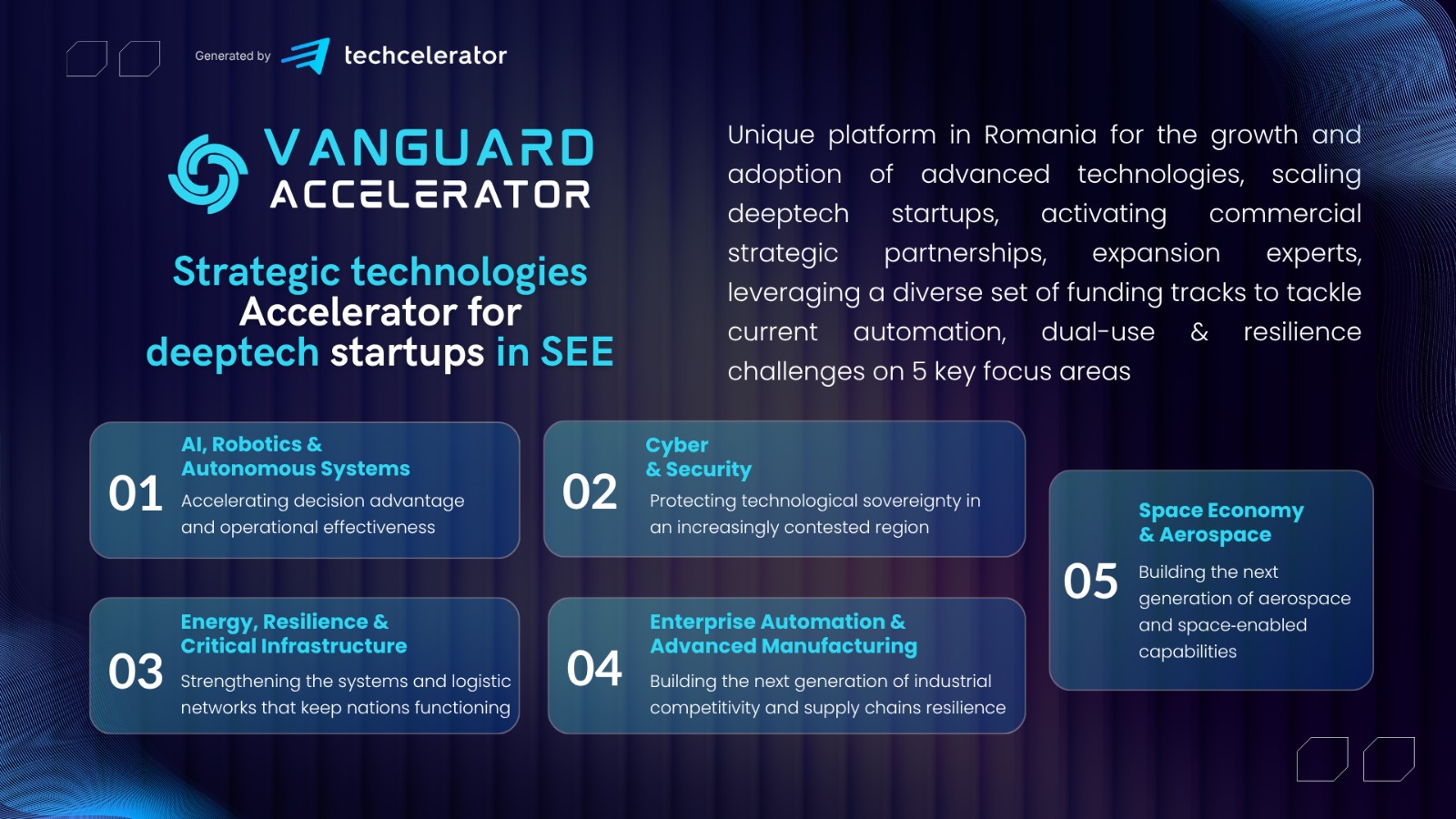 Accelerator Vanguard Techcelerator