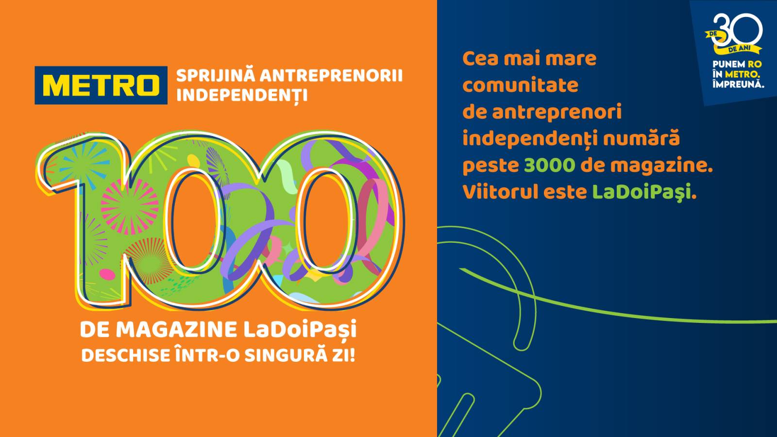 LaDoiPași deschide 100 de magazine într-o singură zi. Sunt acum 3.000 de magazine la nivel național 10 LaDoiPasi
