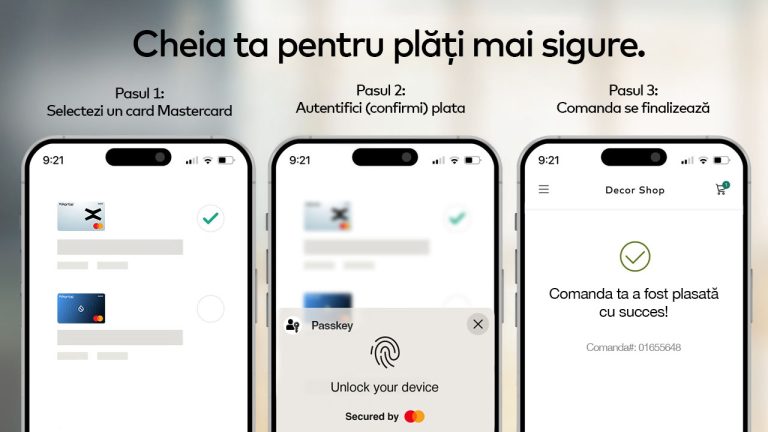 Mastercard payment passkey Steps