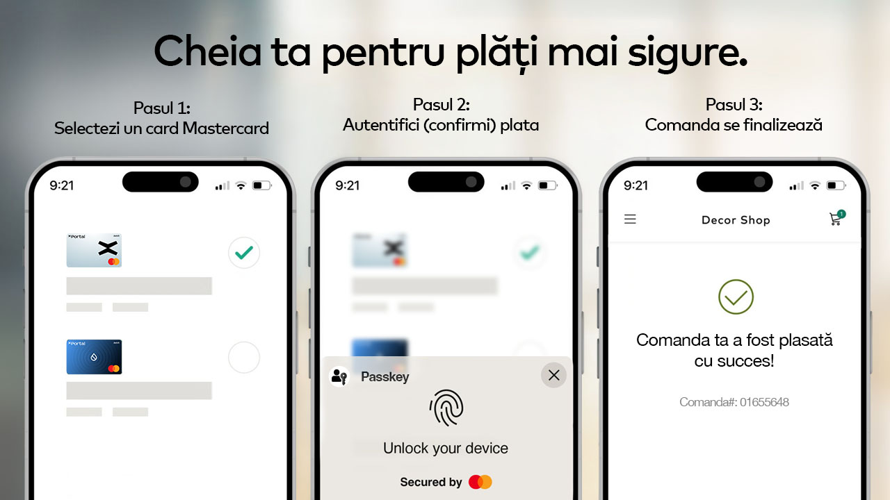 xMoney devine primul emitent din lume care permite crearea de Mastercard payment passkeys direct din aplicația sa mobilă 1 Mastercard payment passkey Steps