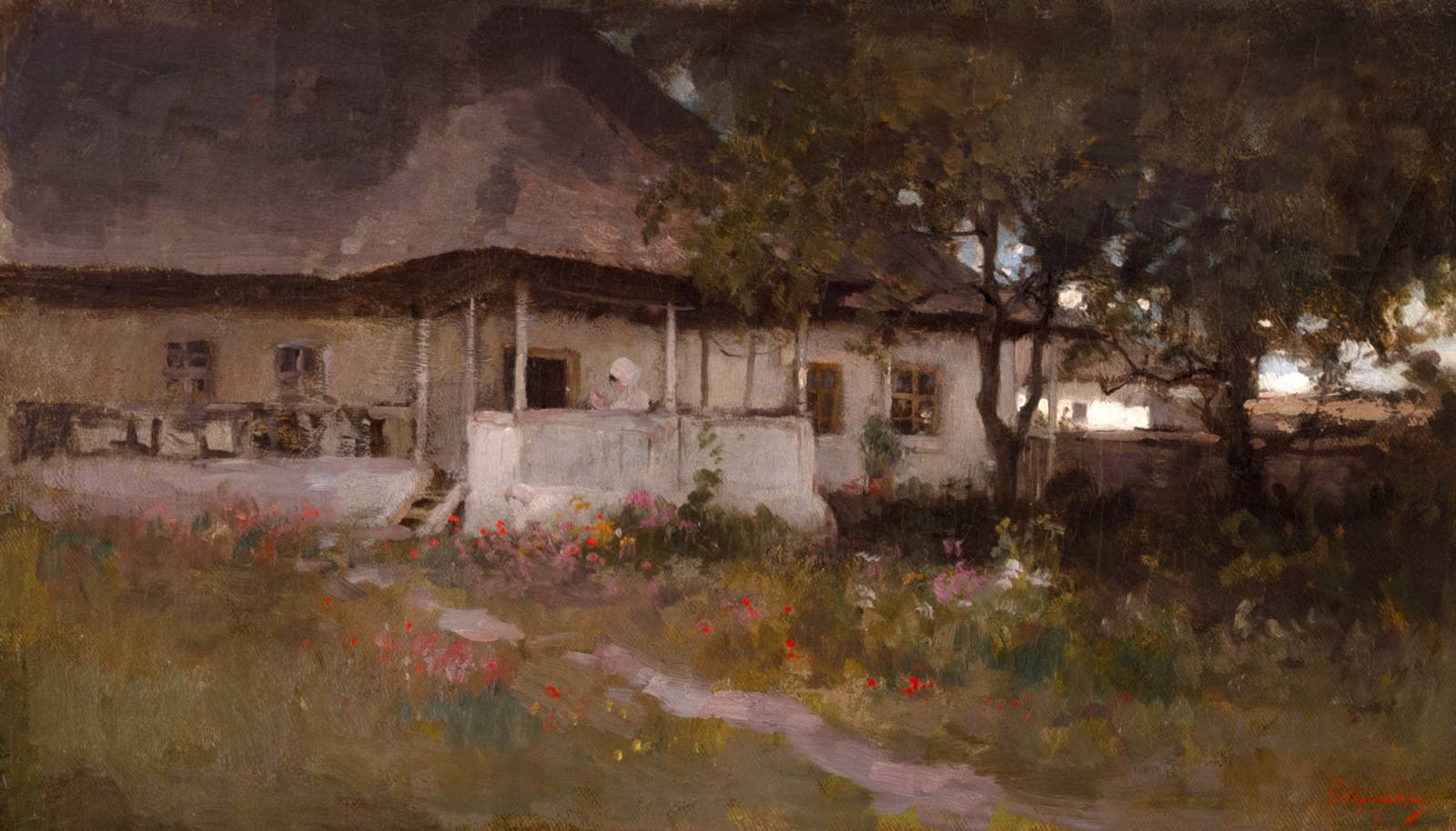 Artmark a vândut artă de 1.6 mil. euro în România, Bulgaria și Croația 2 Romania II Nicolae Grigorescu Tarancuta in cerdac 1890 1900 76k Euro