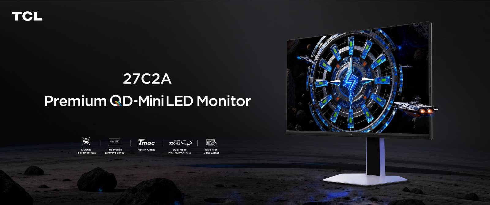 TCL lansează primul său monitor OLED+ 3 TCL 27C2A KV Banner