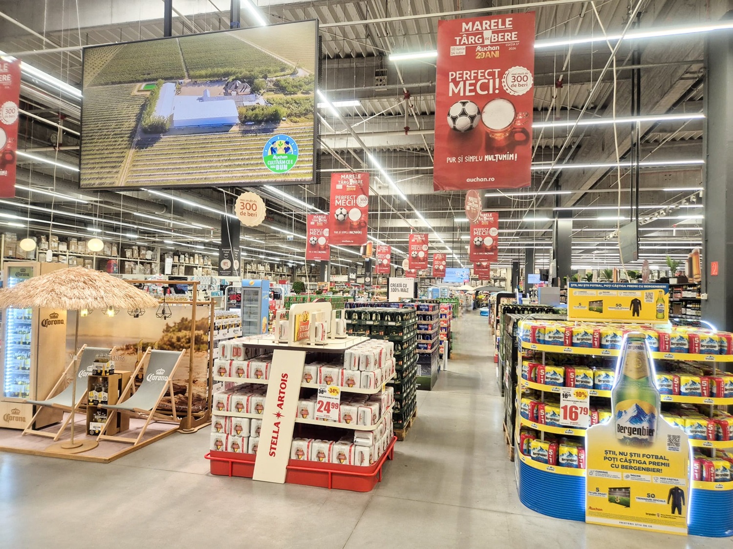 Târgul de bere de la Auchan, peste 300 sortimente de bere pregătite pentru campionatul mondial de fotbal 6 Targul de Bere Auchan 5