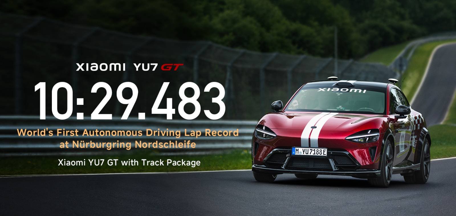 Xiaomi EV a făcut primul tur oficial de conducere autonomă din lume pe circuitul Nürburgring Nordschleife 3 Xiaomi 1