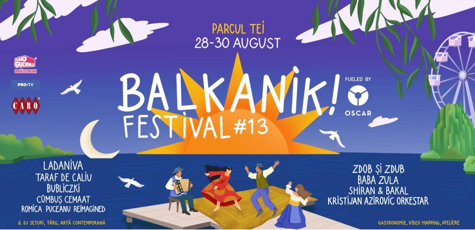 Ladaniva, Zdob și Zdub, Baba Zula și Taraf de Caliu, la Balkanik Festival #13 4 Balkanik Festival 2026 1920x1080 1 e1783518549203