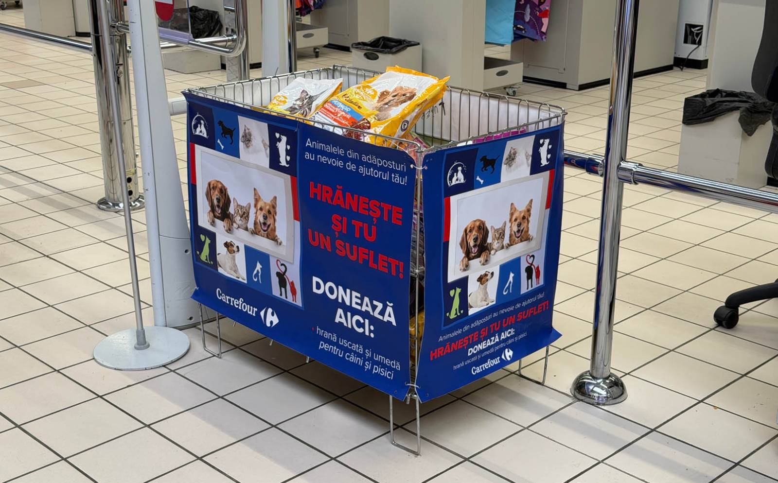 Carrefour extinde la nivel național două dintre băncile sale de donații 2 Carrefour - Banca de alimente pentru animale
