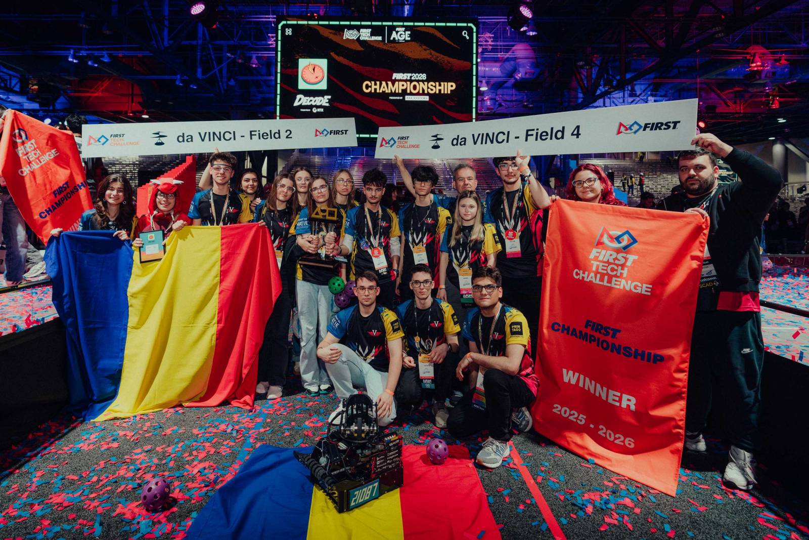 FTC Romania Finala Campionatului Mondial de Robotica Houston 2026 1