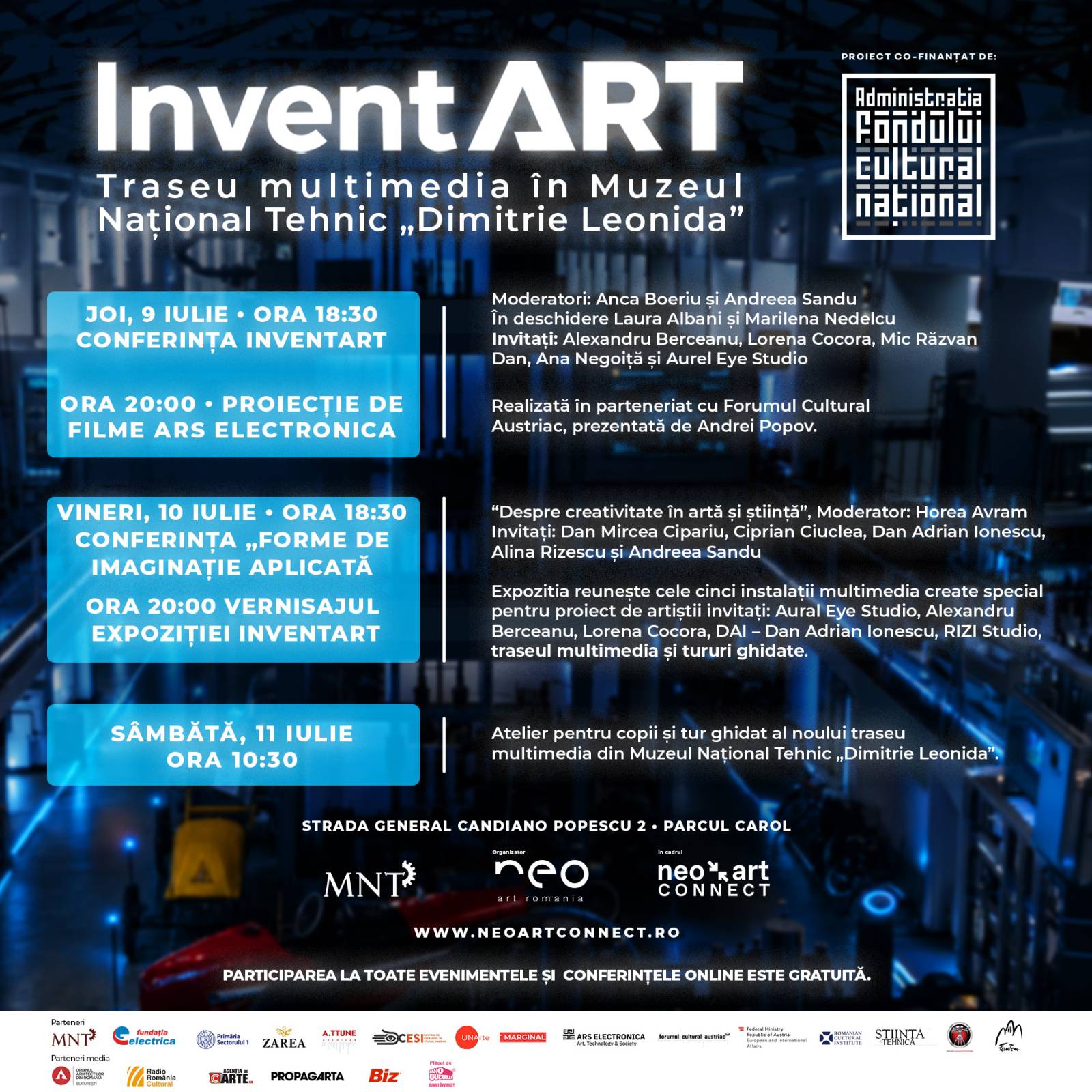 InventART aduce arta, tehnologia și patrimoniul tehnic în dialog la Muzeul Național Tehnic „Dimitrie Leonida” 1 IMG 7130