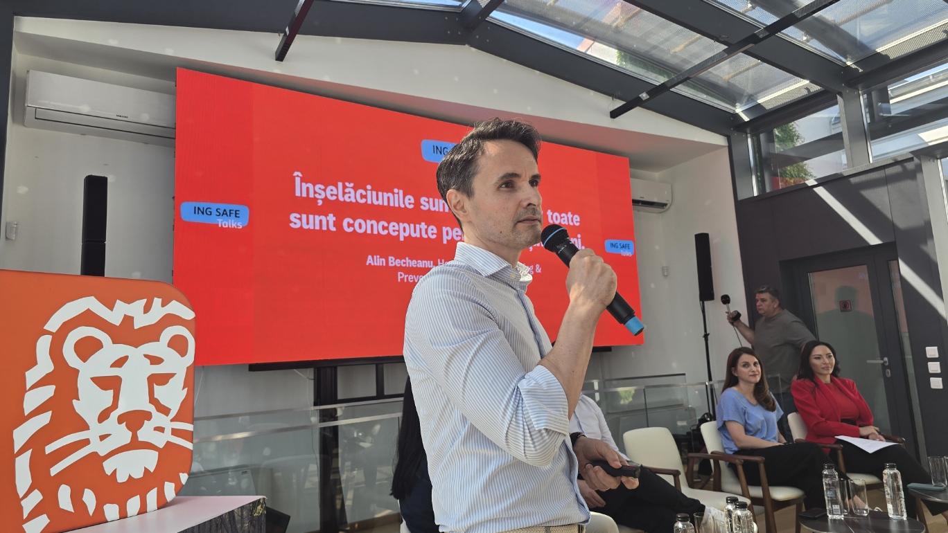 Studiu național despre fraudele financiare online: Fraudatorii nu discriminează după vârstă și își rafinează metodele 4 ING SAFE TALKS Alin Becheanu