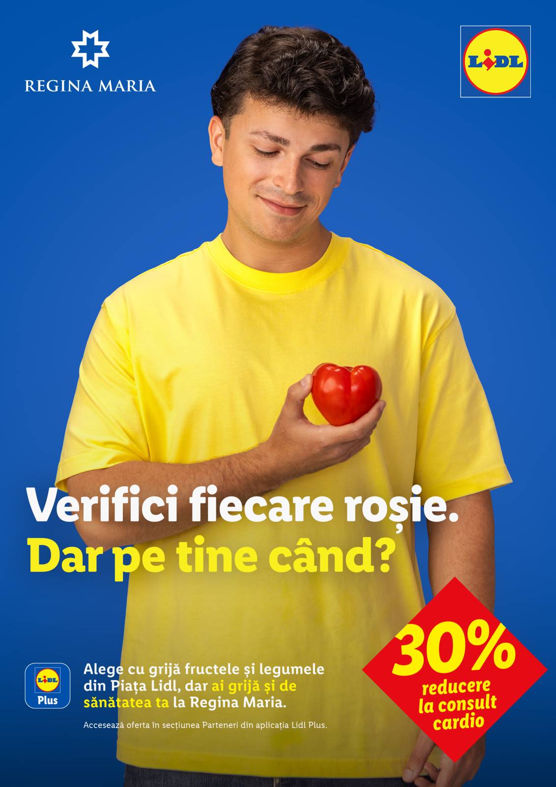 O campanie Ogilvy România pentru Lidl România în parteneriat cu Rețeaua de Sănătate Regina Maria 2 campania „Verifică-ți sănătatea”, dezvoltată de Ogilvy România pentru Lidl România