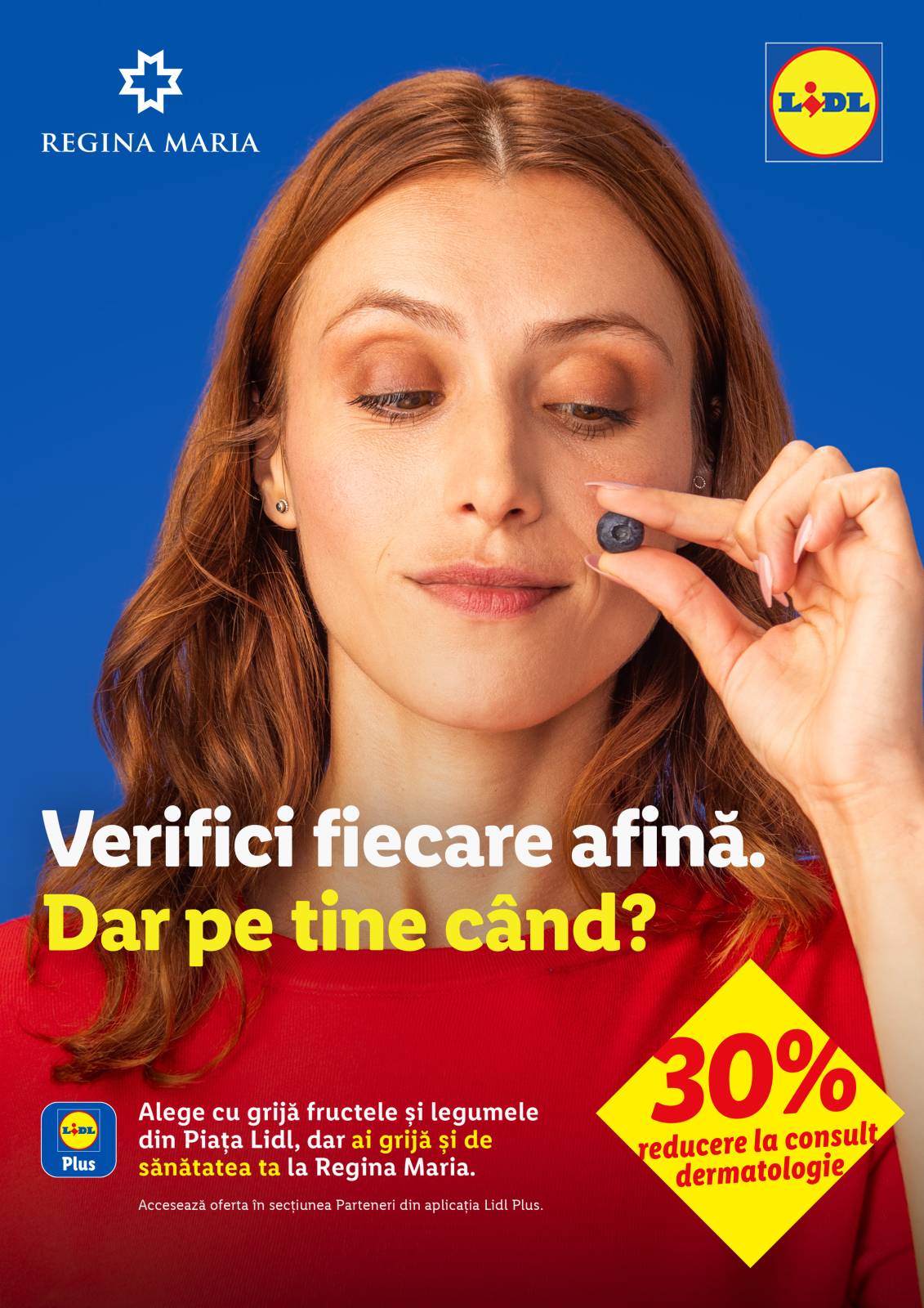 O campanie Ogilvy România pentru Lidl România în parteneriat cu Rețeaua de Sănătate Regina Maria 1 campania „Verifică-ți sănătatea”, dezvoltată de Ogilvy România pentru Lidl România