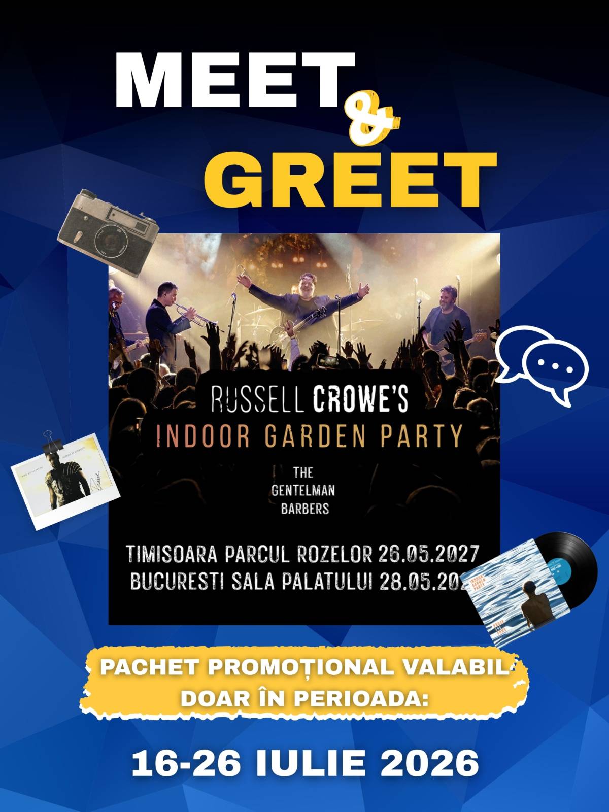 Russell Crowe vine pentru prima dată în România, iar fanii îl pot întâlni personal la concertele din Timișoara și București 1 Russell Crowe vine pentru prima dată în România, iar fanii îl pot întâlni personal la concertele din Timișoara și București