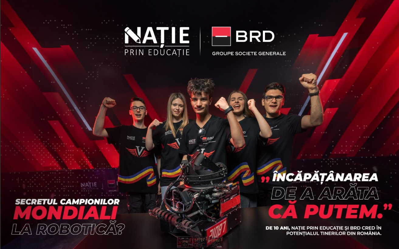 BRD – Groupe Société Générale marchează 10 ani de susținere a FIRST Tech Challenge Romania, programul de robotică pentru liceeni 1 aniversare FTC