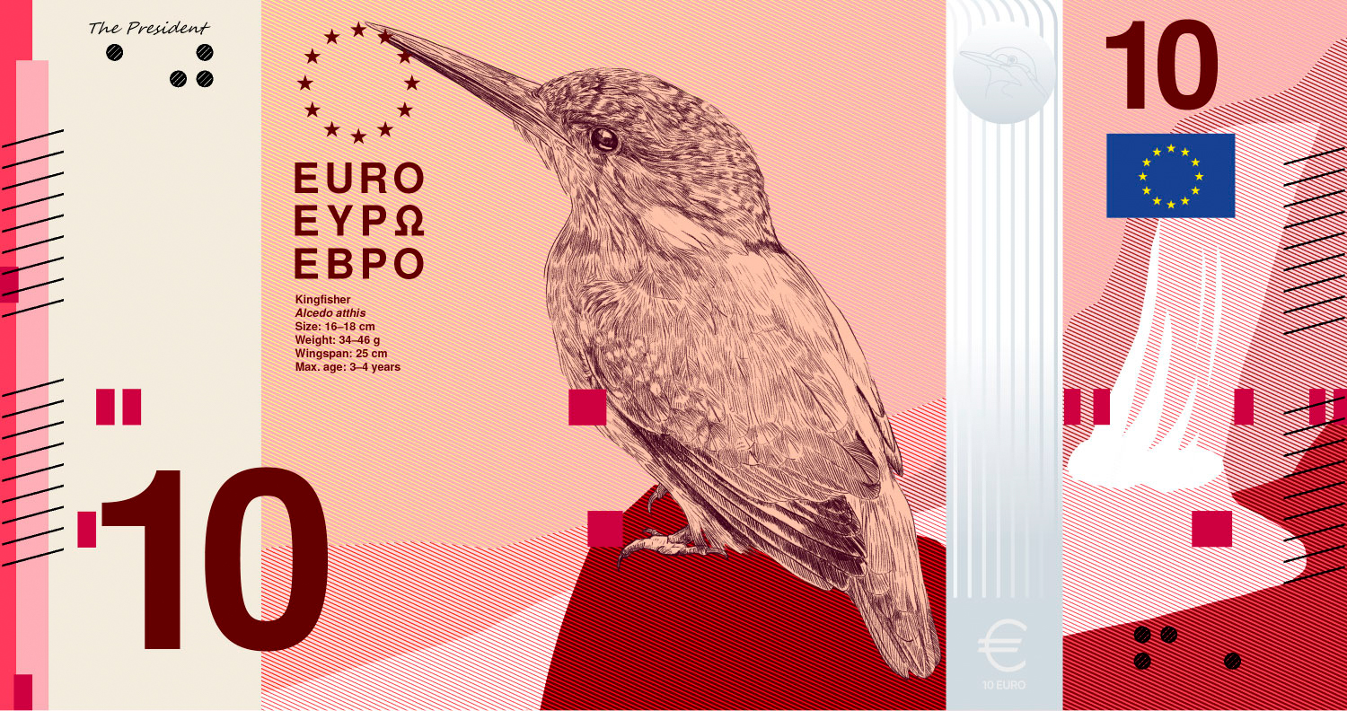 Noile bancnote Euro. Banca Europeană Centrală prezintă propunerile selectate pentru Euro 2 banknote design proposal b 10 front