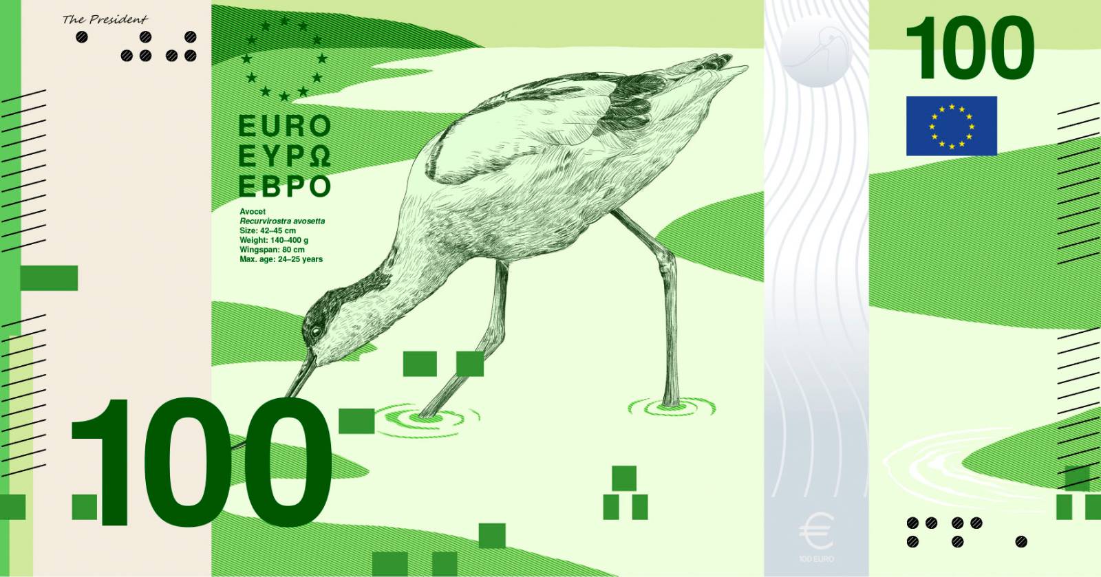 Noile bancnote Euro. Banca Europeană Centrală prezintă propunerile selectate pentru Euro 3 banknote design proposal b 100 fron