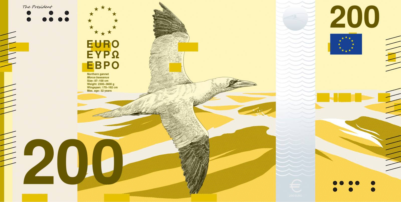 Noile bancnote Euro. Banca Europeană Centrală prezintă propunerile selectate pentru Euro 81 banknote design proposal b 200 fron