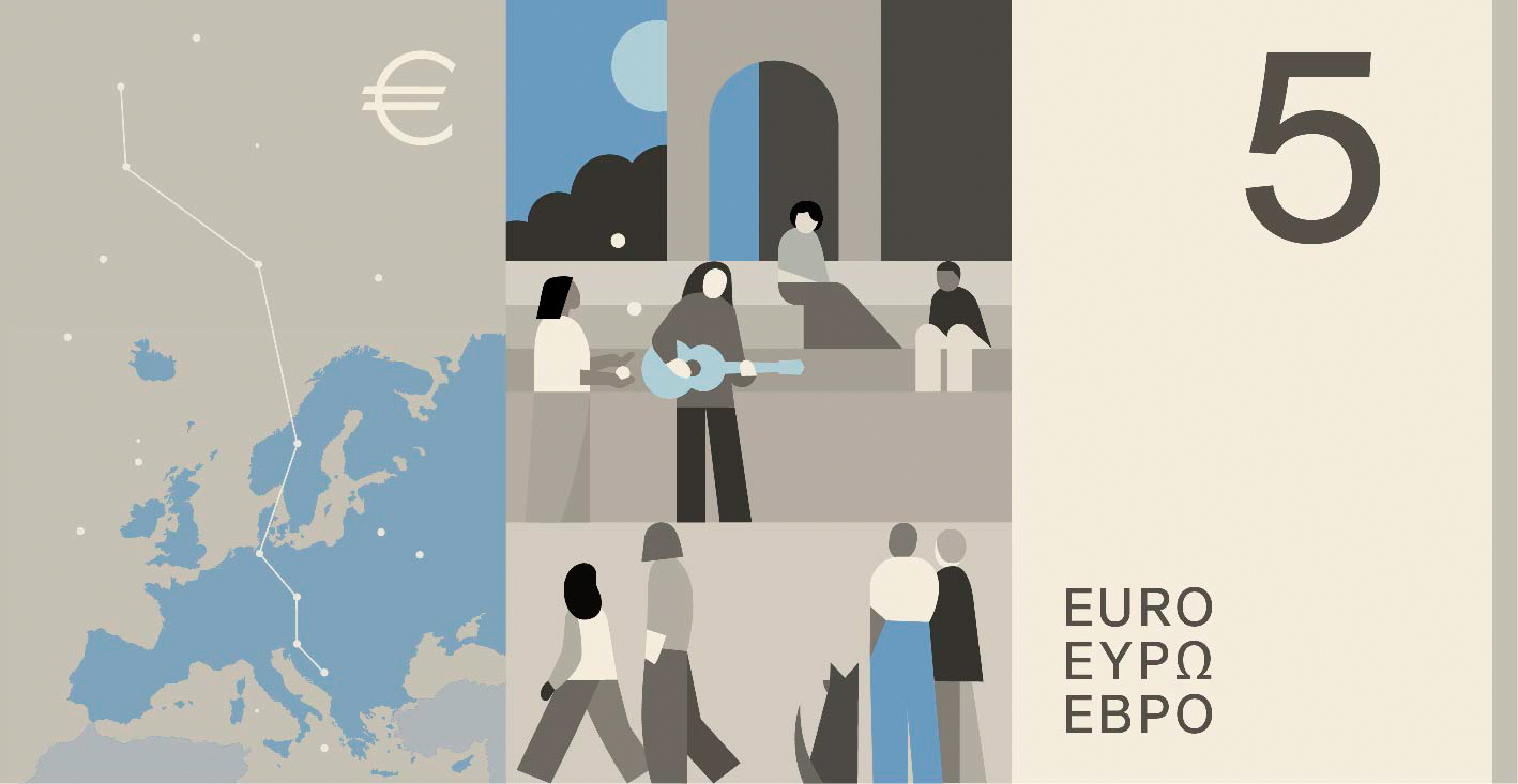 Noile bancnote Euro. Banca Europeană Centrală prezintă propunerile selectate pentru Euro 82 banknote design proposal c 5 back