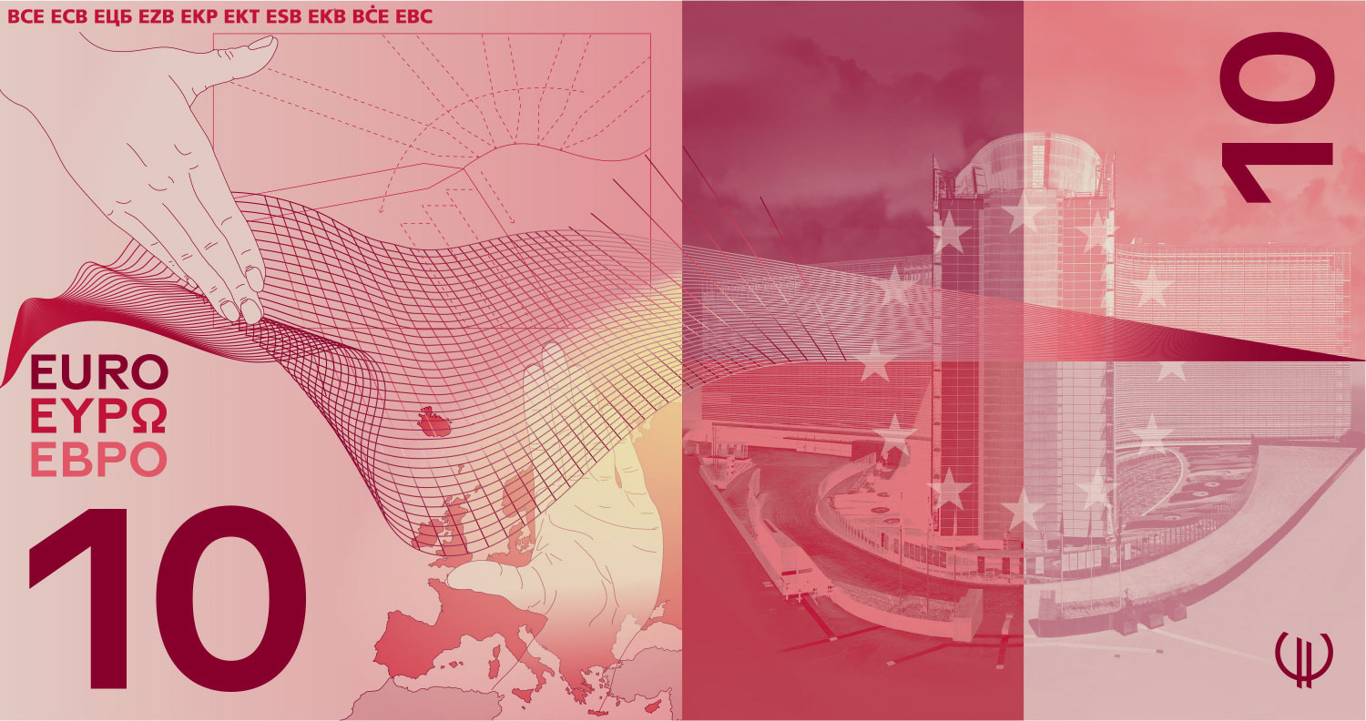 Noile bancnote Euro. Banca Europeană Centrală prezintă propunerile selectate pentru Euro 88 banknote design proposal d 10 back