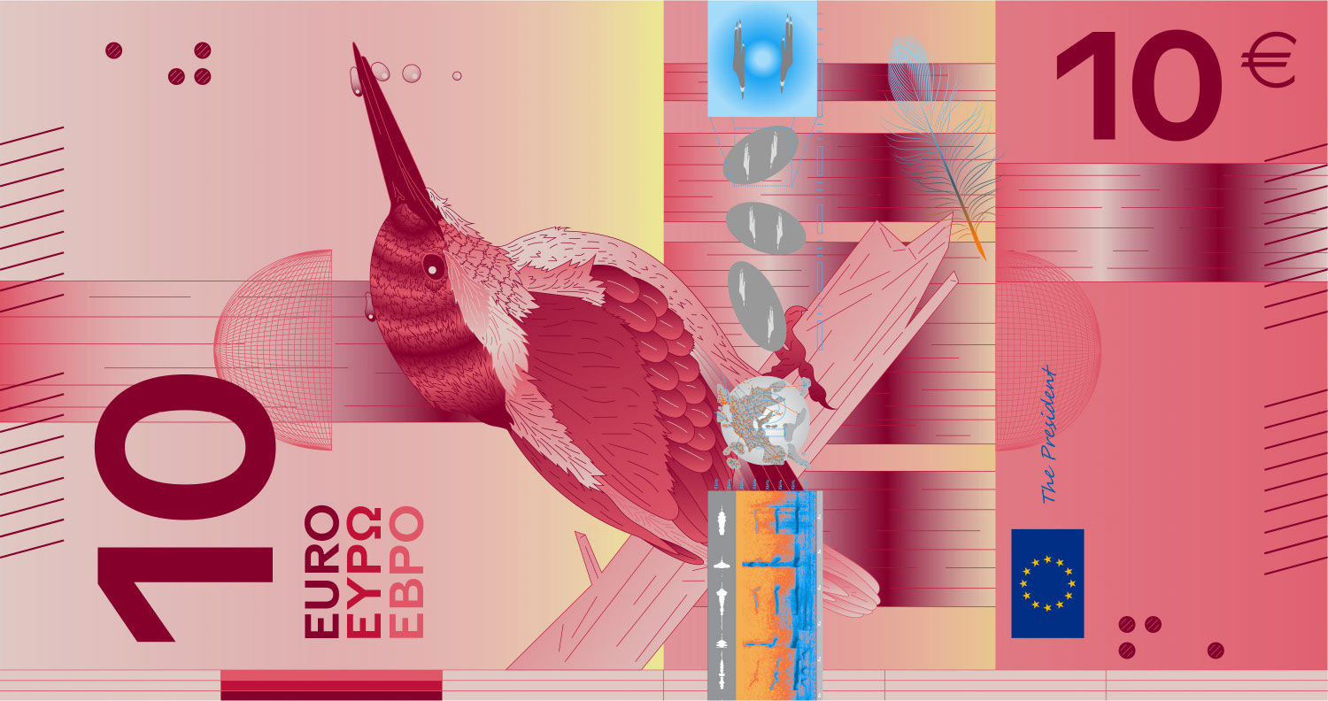 Noile bancnote Euro. Banca Europeană Centrală prezintă propunerile selectate pentru Euro 34 banknote design proposal d 10 front