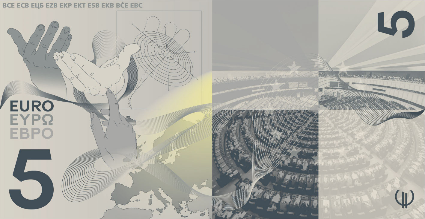Noile bancnote Euro. Banca Europeană Centrală prezintă propunerile selectate pentru Euro 33 banknote design proposal d 5 back