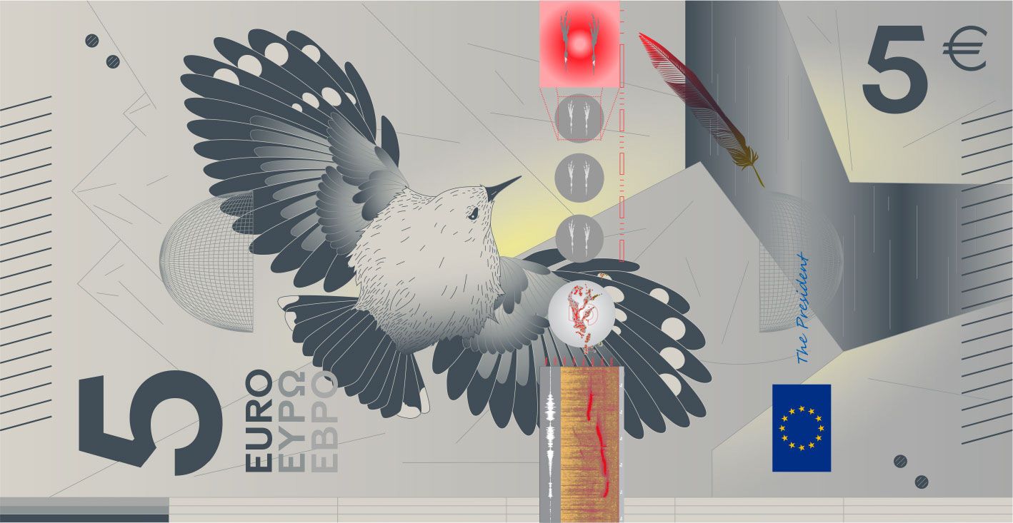 Noile bancnote Euro. Banca Europeană Centrală prezintă propunerile selectate pentru Euro 87 banknote design proposal d 5 front