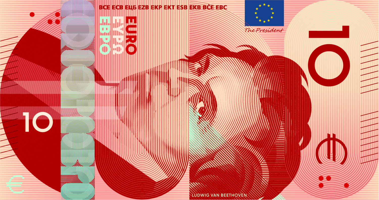 Noile bancnote Euro. Banca Europeană Centrală prezintă propunerile selectate pentru Euro 41 banknote design proposal g 10 front