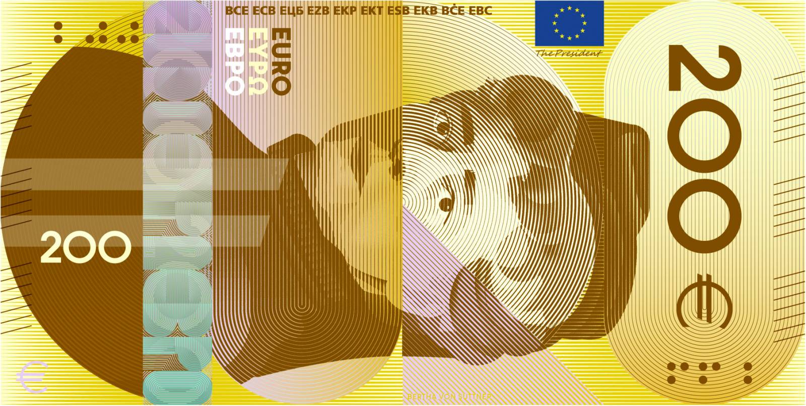 Noile bancnote Euro. Banca Europeană Centrală prezintă propunerile selectate pentru Euro 43 banknote design proposal g 200 front