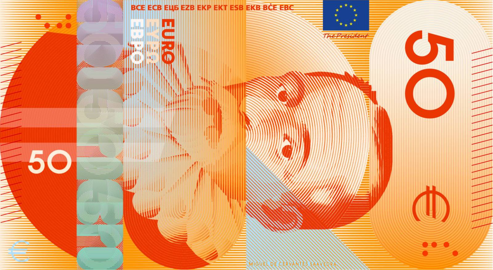 Noile bancnote Euro. Banca Europeană Centrală prezintă propunerile selectate pentru Euro 26 banknote design proposal g 50 front