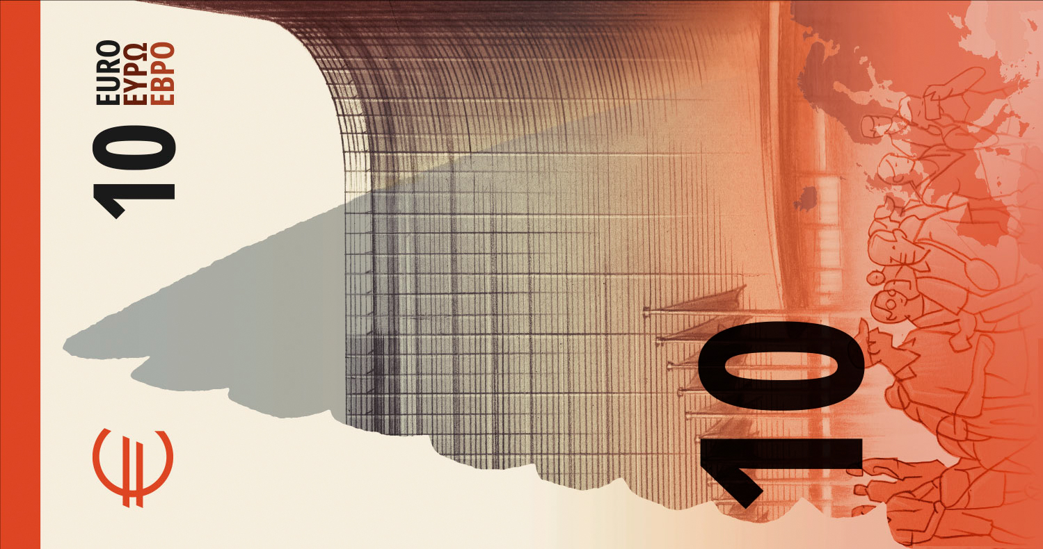 Noile bancnote Euro. Banca Europeană Centrală prezintă propunerile selectate pentru Euro 112 banknote design proposal j 10 back