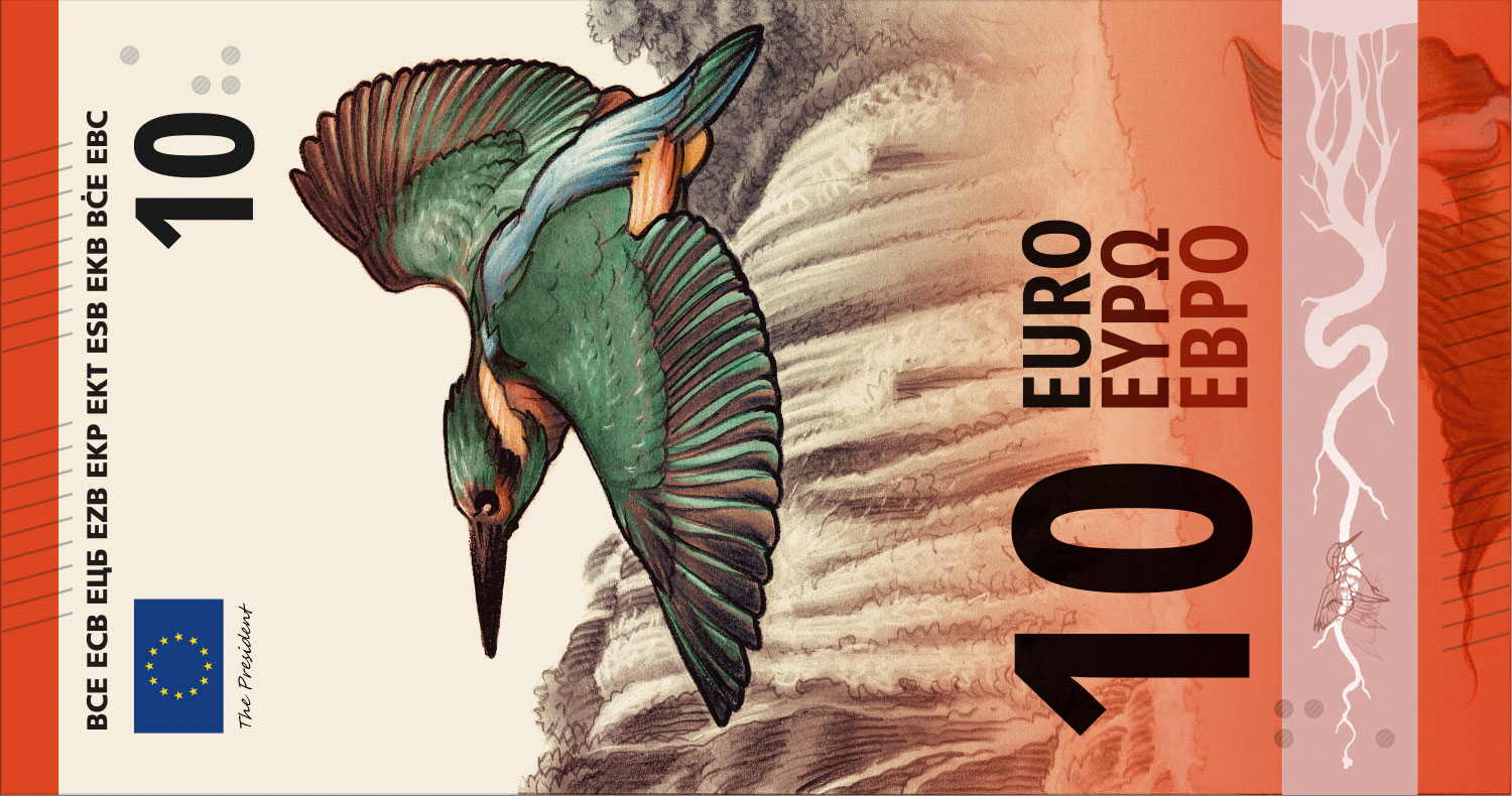 Noile bancnote Euro. Banca Europeană Centrală prezintă propunerile selectate pentru Euro 21 banknote design proposal j 10 front