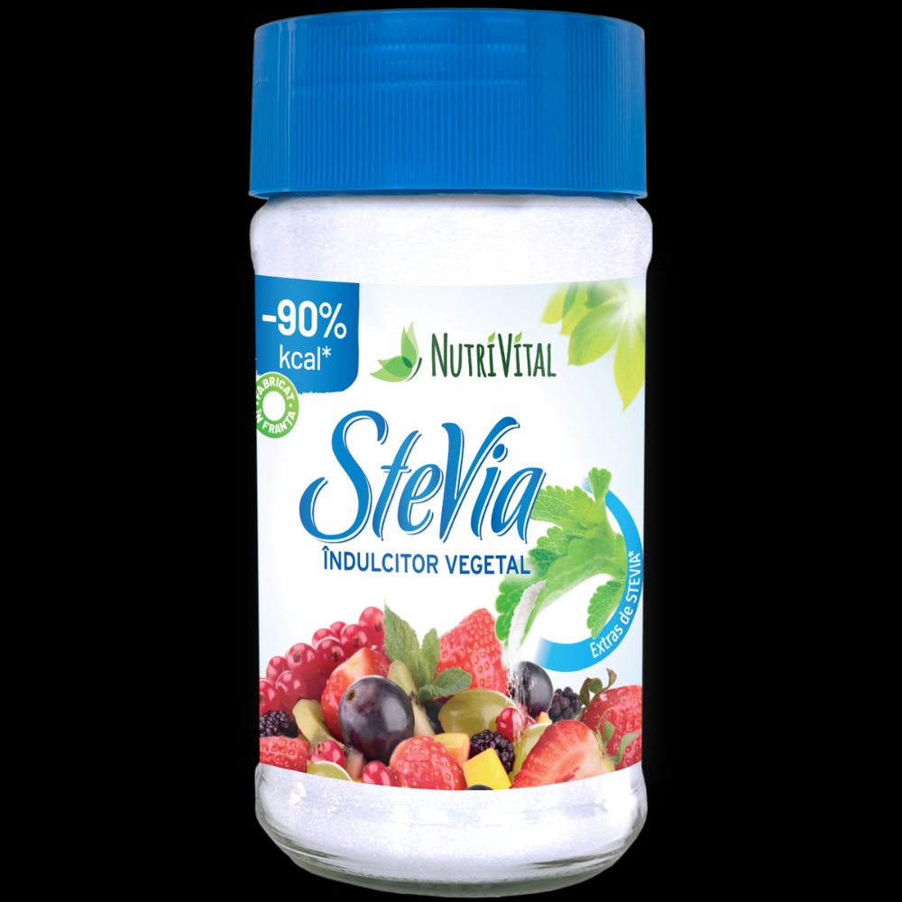 Rețetele copilăriei se transmit din generație în generație. Nutrivital le ajută să evolueze cu grijă pentru sănătate 1 3175681074835 NUTRIVITAL INDULCITOR VEGETAL STEVIA 45g 1 2