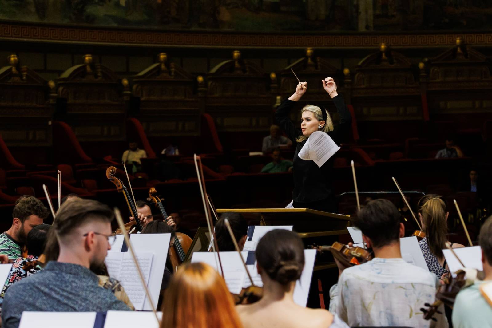 Concursul Internațional George Enescu începe duminică la București 2 Ana Spasovska. Masterclass Dirijat Concursul Enescu 2024 © Petrica Tanase