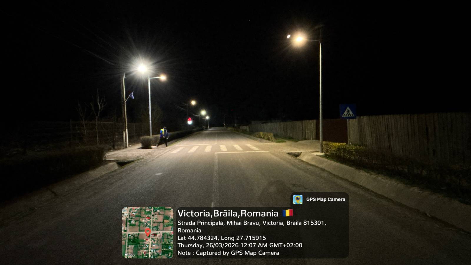 În Brăila, 128 de treceri de pietoni au fost iluminate cu becuri LED autonome 1 E98