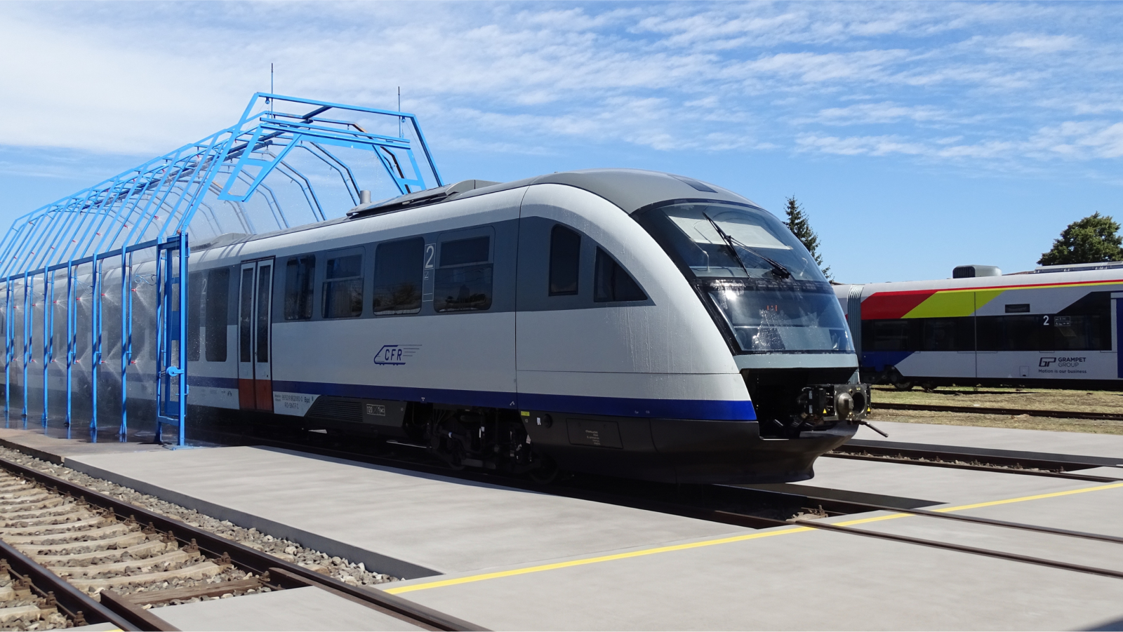 Electroputere VFU Pașcani a finalizat revizia la 40 de trenuri Săgeata Albastră din 50 3 EVFU Sageata Albastra nr. 40