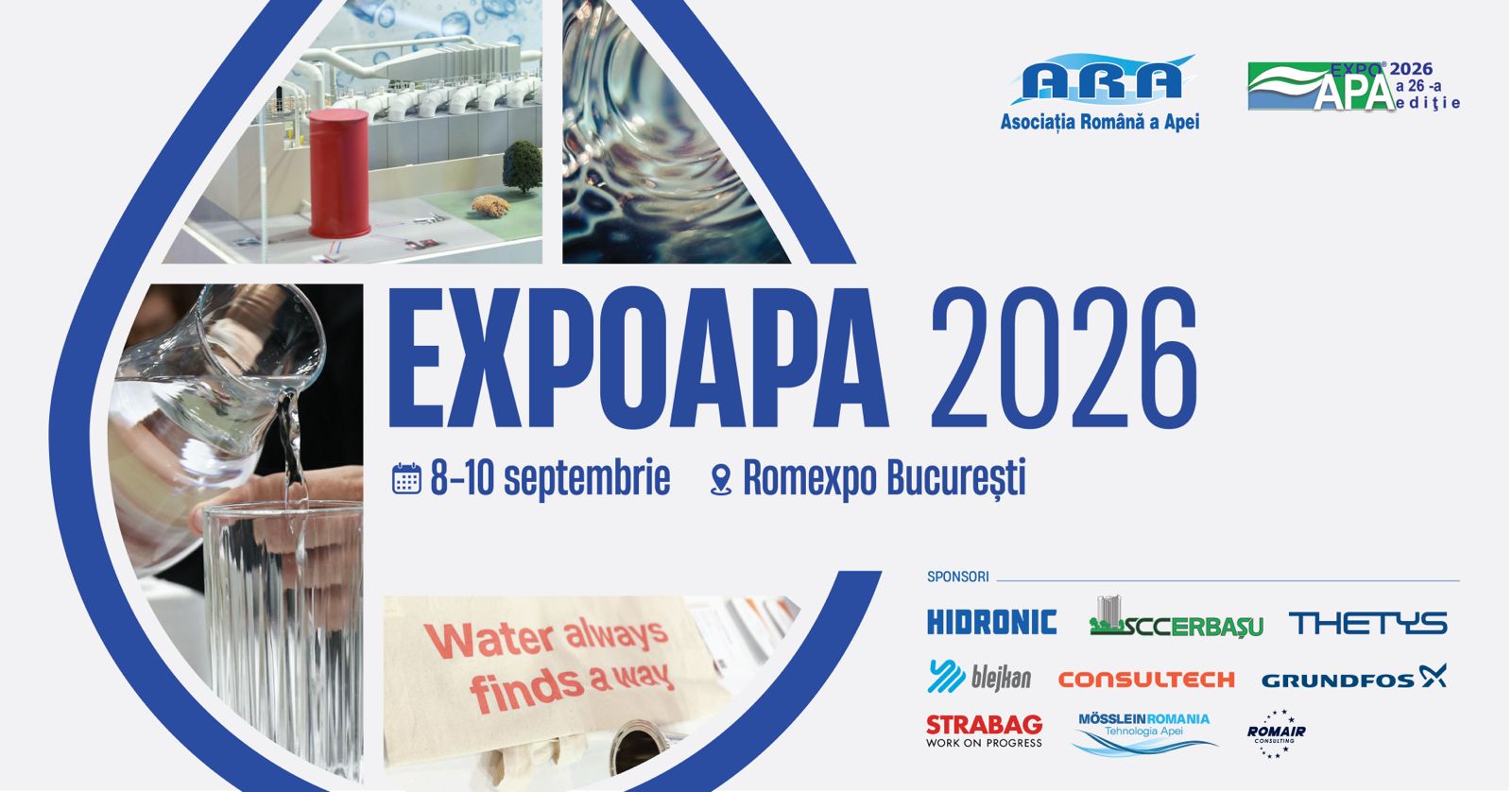 ExpoApa 2026 aduce la București aproape 90 de expozanți din 13 țări 2