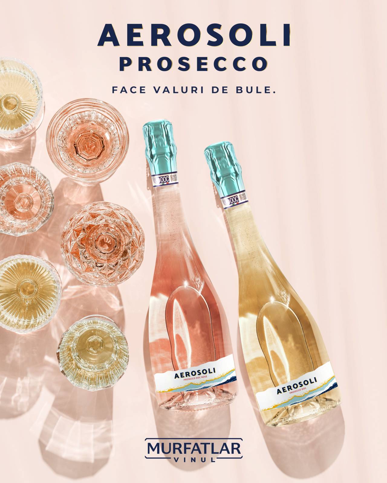 Murfatlar Vinul lansează Aerosoli Prosecco DOC, extensia italiană a unuia dintre cele mai dinamice branduri din portofoliu 1 Murfatlar Vinul lansează Aerosoli Prosecco DOC