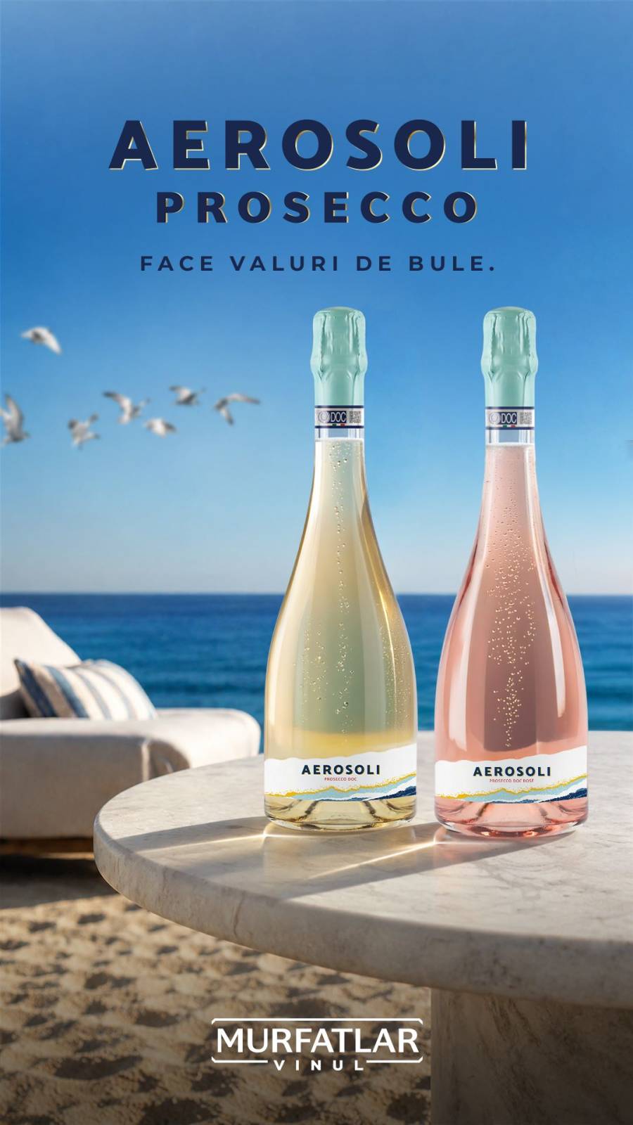 Murfatlar Vinul lansează Aerosoli Prosecco DOC, extensia italiană a unuia dintre cele mai dinamice branduri din portofoliu 2 Murfatlar Vinul lansează Aerosoli Prosecco DOC