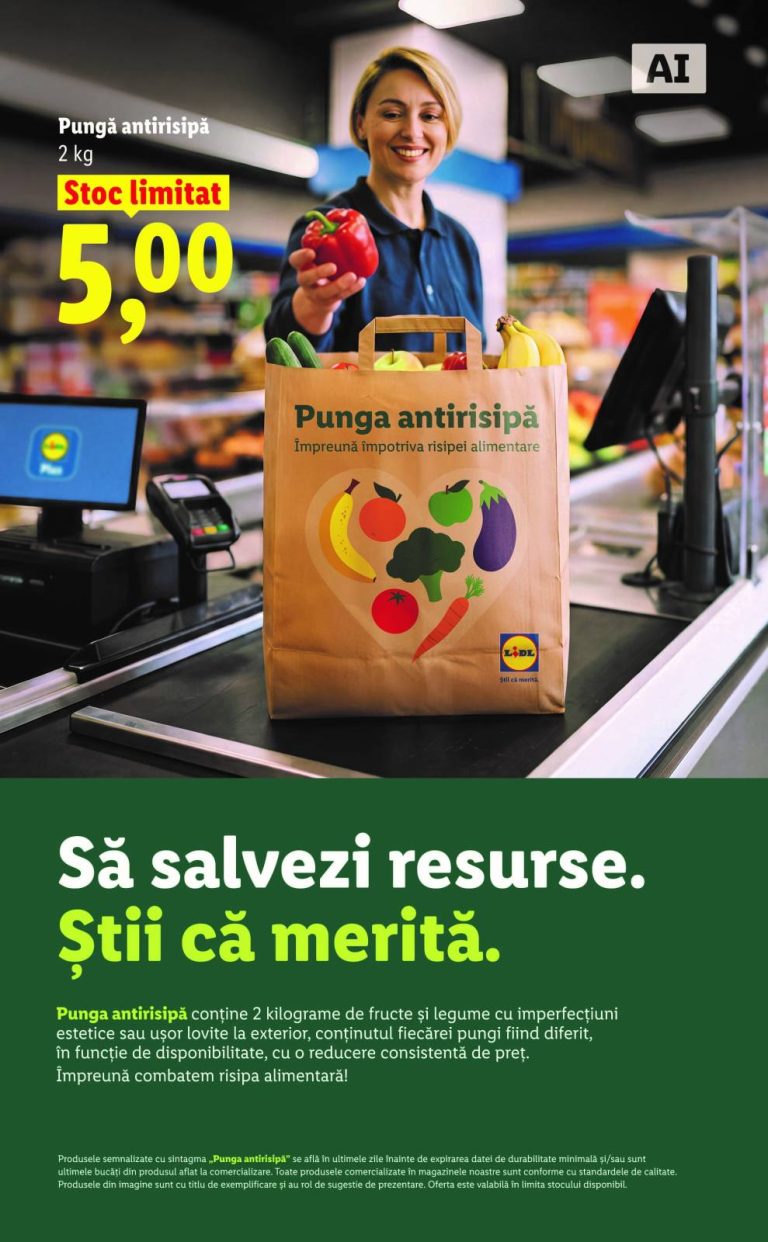 Lidl Romania Punga antirisipa