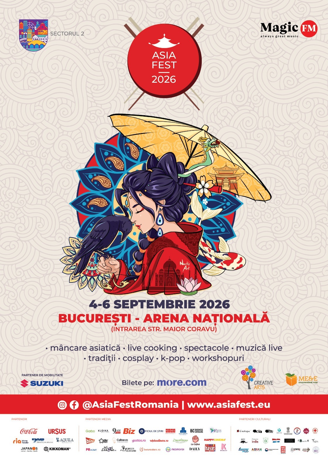 Poster Asia Fest parteneri