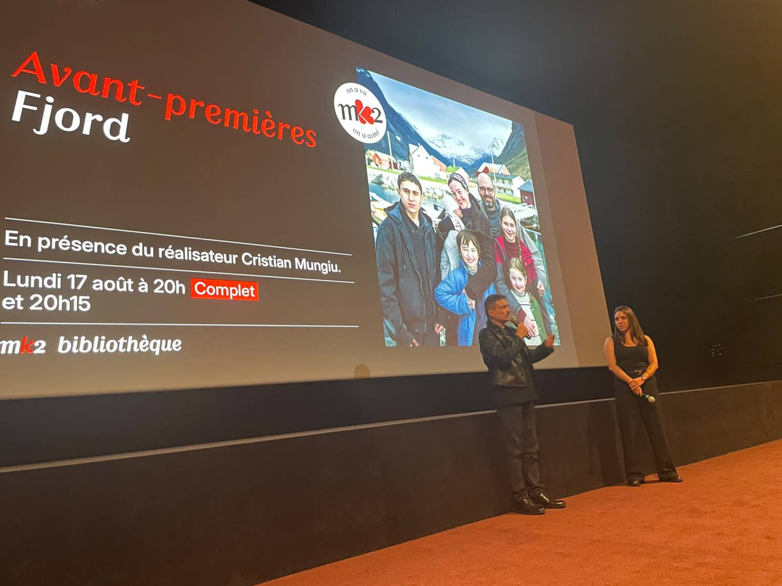 Succes pentru filmul lui Cristian Mungiu, Fjord. Pe primul loc la încasări, la lansarea din Franța 3 cinema 4