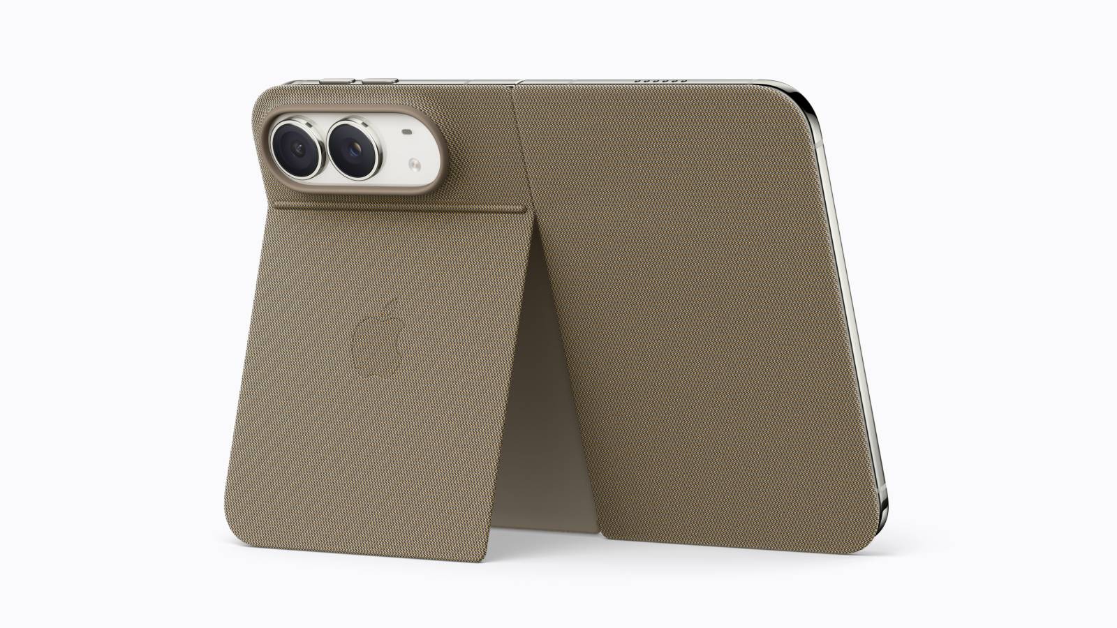 Apple a lansat primul său telefon pliabil, iPhone Duo 6 Apple iPhone Duo Folio taupe 260909
