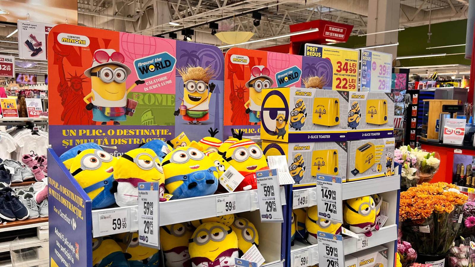 Minionii Around the World: aventura continuă și după clopoțel 2 Carrefour - Minionii Calatorie in jurul lumii