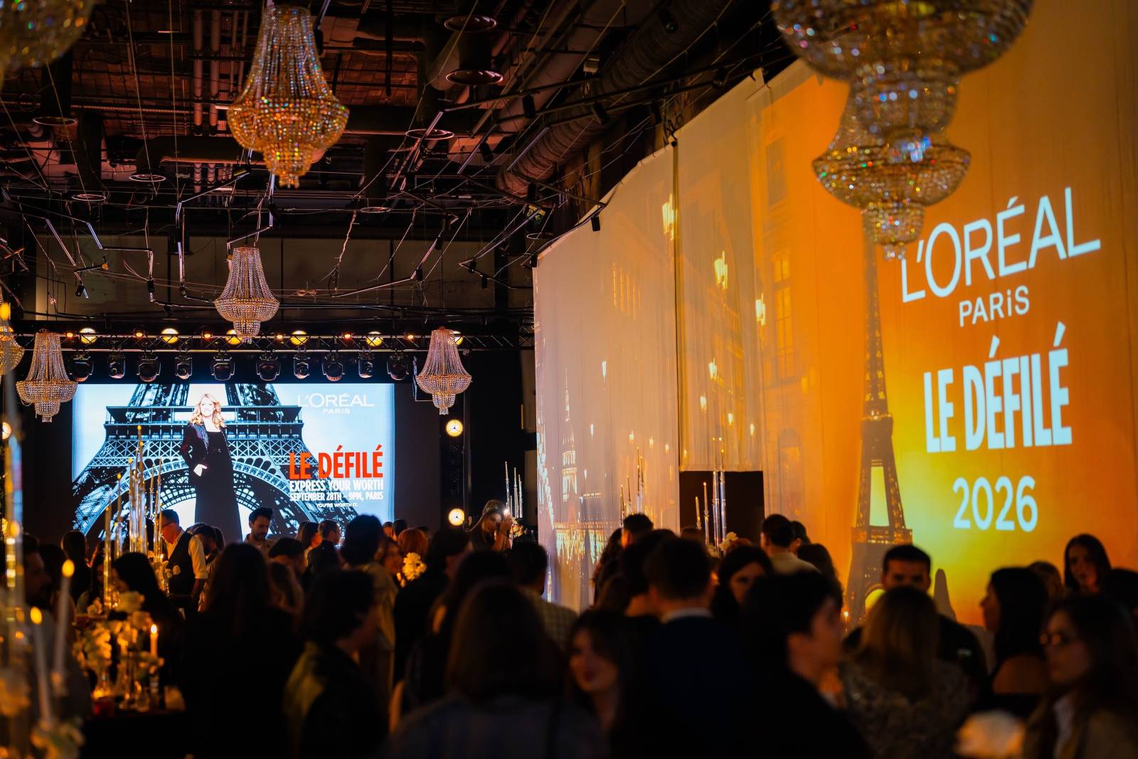 Nadia Comăneci, primul ambasador L’Oréal Paris din România pe podiumul Le Défilé de la Paris 1 Eveniment Le Defile la Bucuresti