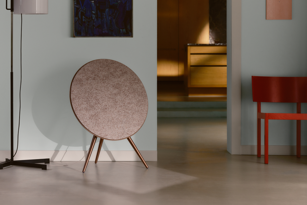Bang & Olufsen prezintă Beosound A9 în noul finisaj cu husă textilă 2 Flex 2026 BS A9 Digital EN 1200×800 Crop Clean 0207